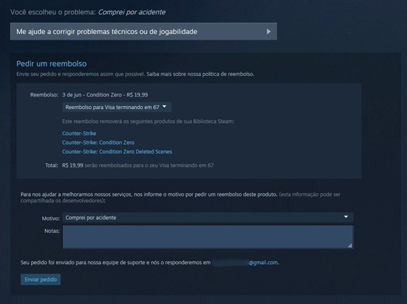 Steam agora aceita devolução de dinheiro por jogos comprados