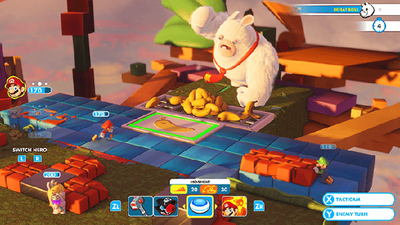 mario + rabbids gameplay