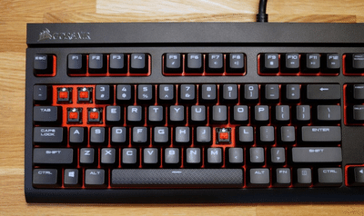 teclado mecanico corsair