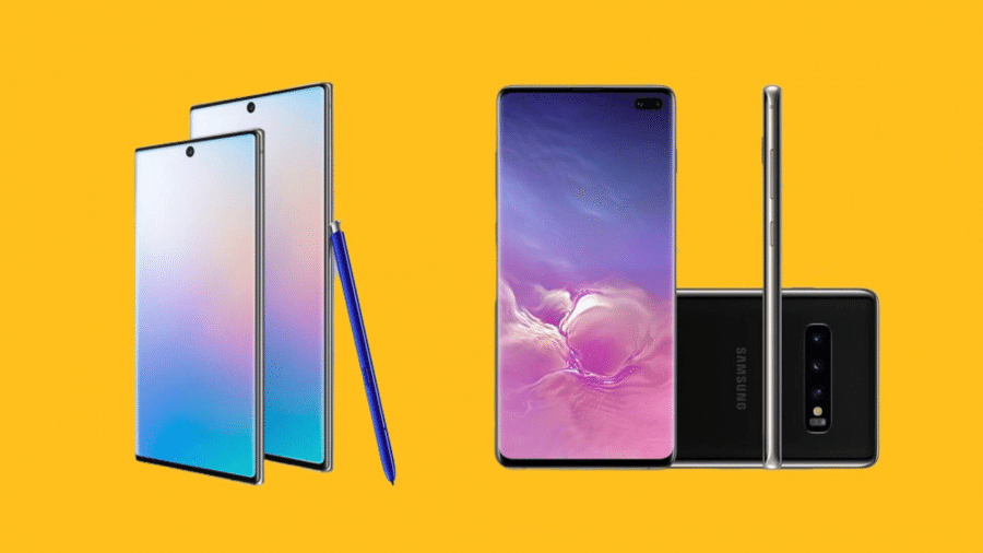 Capa do artigo Galaxy Note 10 vs Galaxy S10: qual o melhor celular da Samsung?