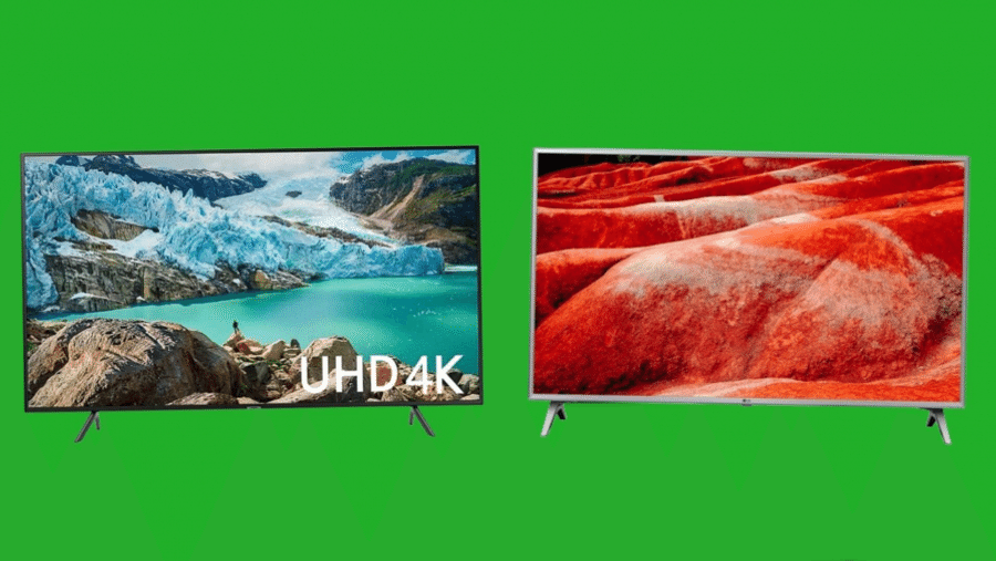 Capa do artigo RU7100 vs UM7500: qual a melhor TV 4K de entrada?