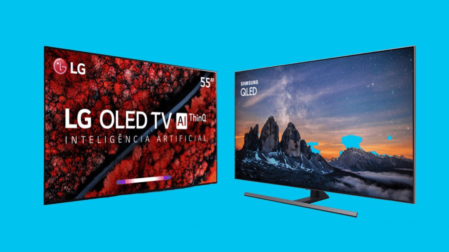 Capa do artigo Samsung Q80 vs LG C9: qual a melhor TV 4K topo de linha?