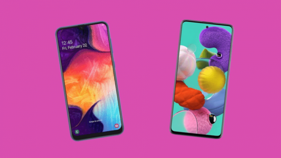 Capa do artigo Galaxy A50 vs Galaxy A51: comparamos os dois intermediários da Samsung