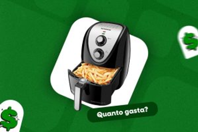 Capa do artigo Quantos KWh/mês gasta uma airfryer? Veja se ela é o terror da conta de energia