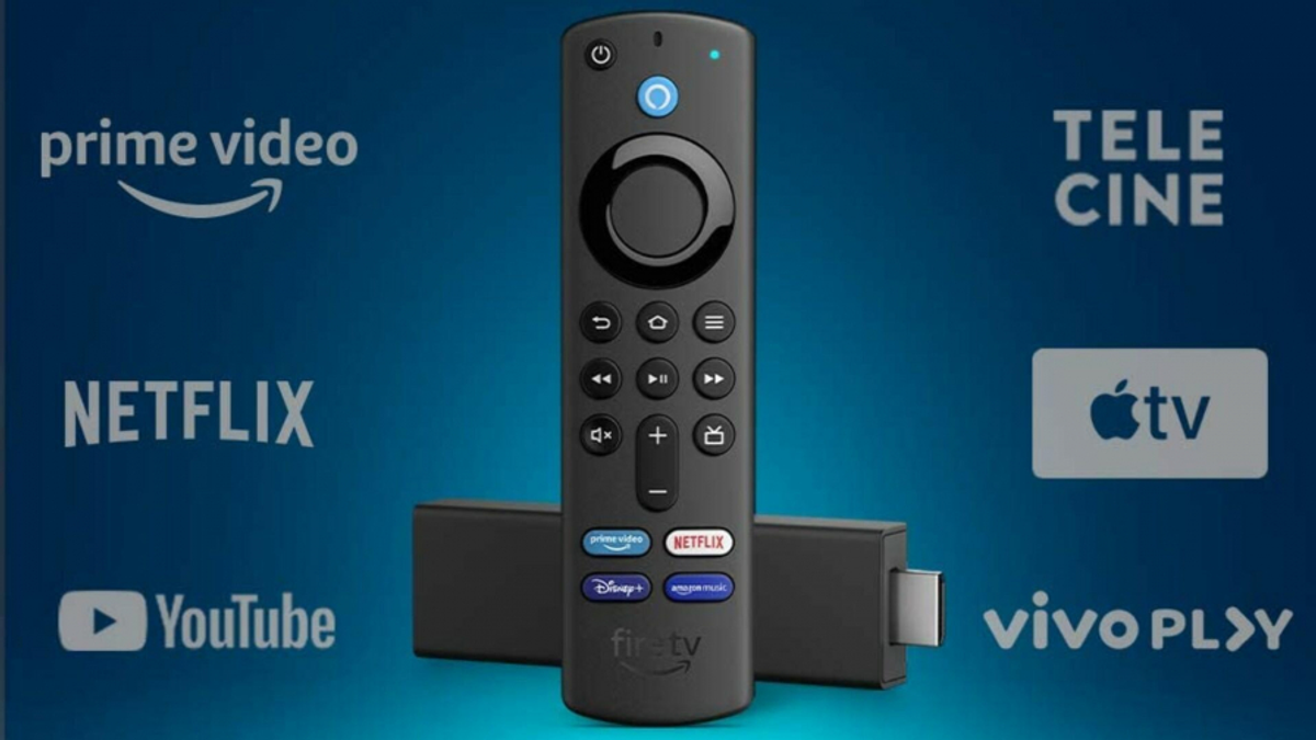 Fire TV Stick com Controle Remoto por Voz com Alexa Streaming em  Full HD - 3rd Gen