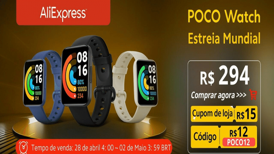 Capa do artigo Poco F4 GT e Poco Watch estão disponíveis no Aliexpress com preços especiais