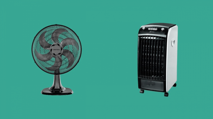 Capa do artigo Ventilador ou climatizador: qual o melhor para sua casa e para o seu bolso?