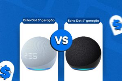 Capa do artigo Echo Dot 5 vs Echo Dot 4: qual vale mais a pena?