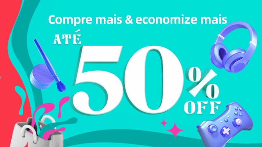 Capa do artigo Aproveite a Promo Grandes Marcas do Aliexpress com descontos de até 50%