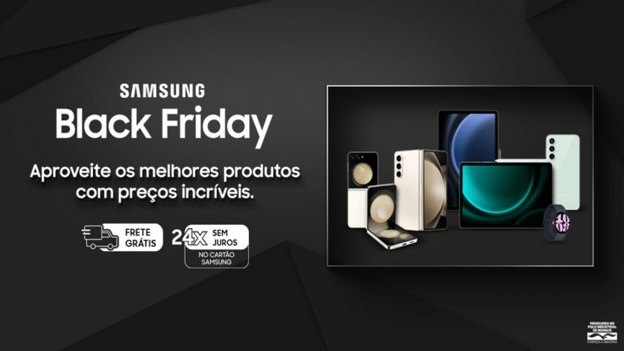 Capa do artigo Black Friday Samsung 2023: Ofertas Imperdíveis e até 50% OFF