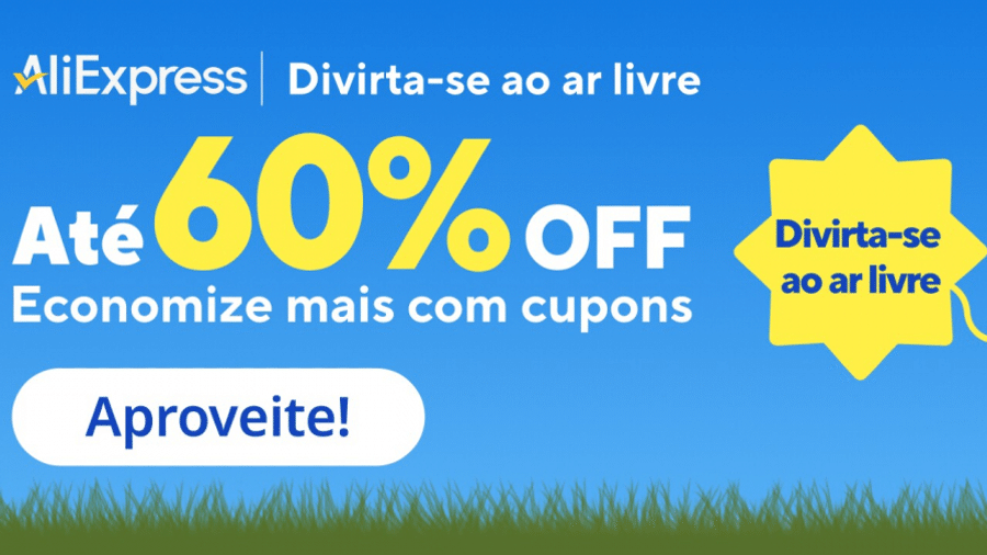 Capa do artigo Produtos 60% mais baratos na promo Divirta-se ao Ar Livre AliExpress