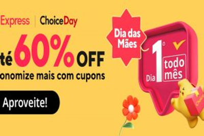 Capa do artigo Dia das mães no Aliexpress tem frete grátis e até 60% de desconto