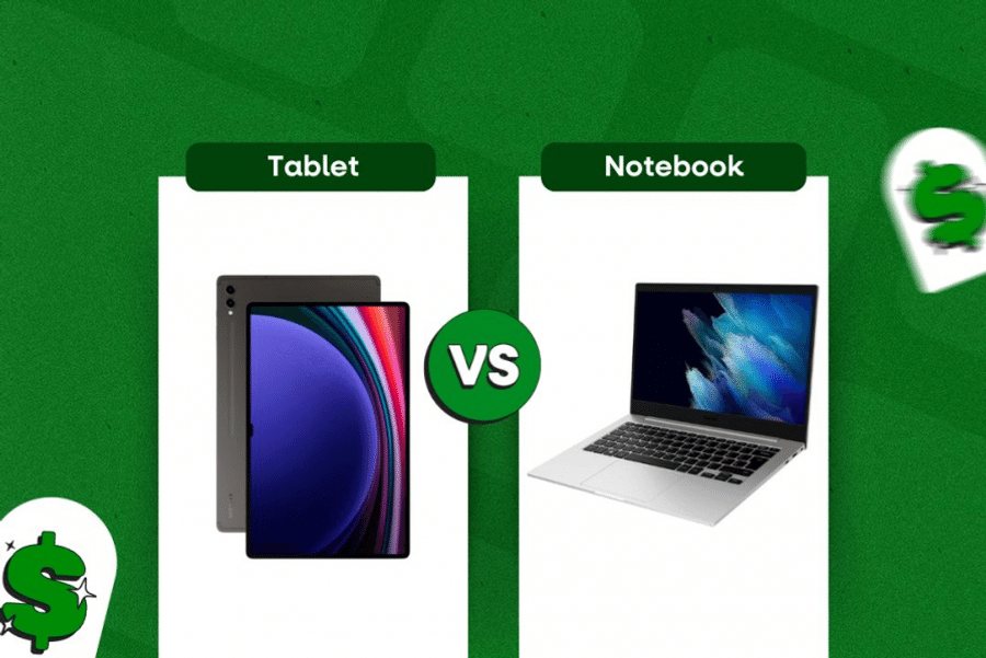 Capa do artigo Tablet ou notebook: qual vale mais a pena em 2024?