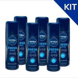 Imagem da oferta 6 Unidades Desodorante Spray Nivea Men Fresh Active 90ml